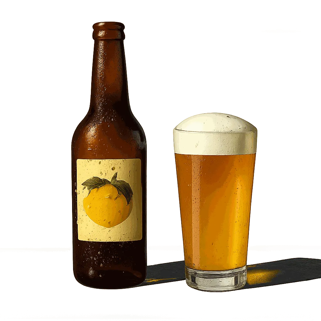 Yuzu-flavoured beer